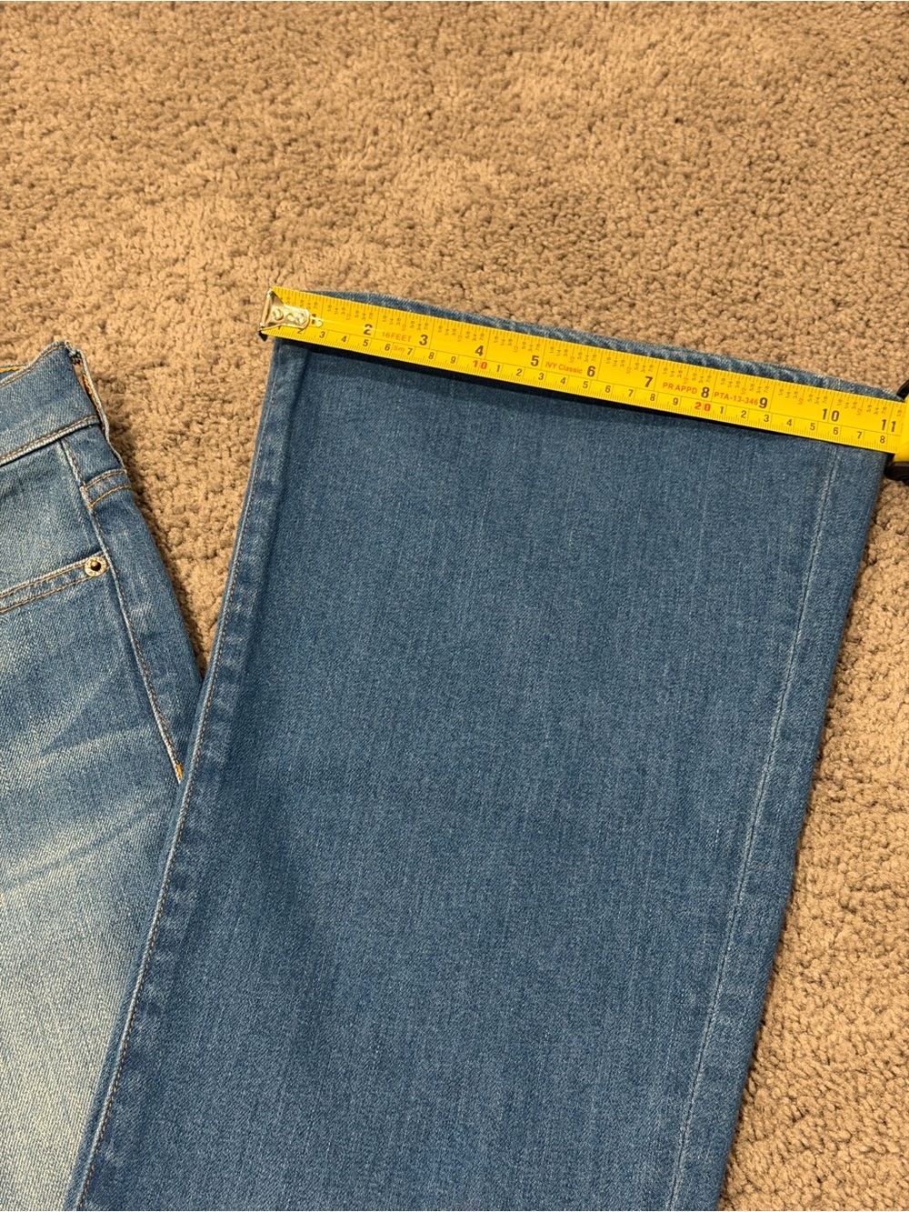 Madewell Light Blue High-Rise Flare Jeans Size 25 - Picture 6 of 6